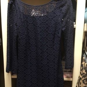 Lily Pulitzer Blue Lace Dress